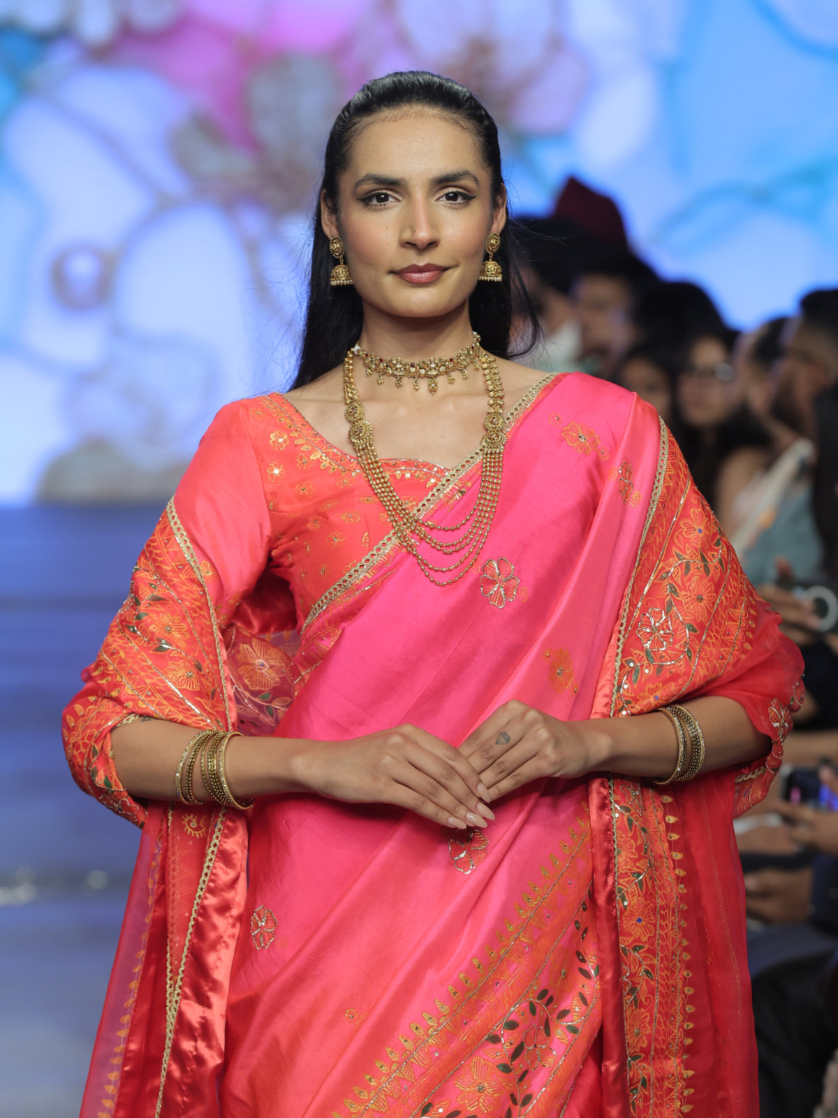 Rasleela Madhubani Saree & Dupatta
