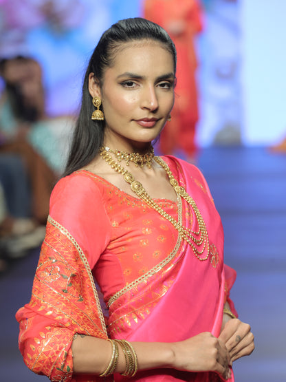 Rasleela Madhubani Saree & Dupatta