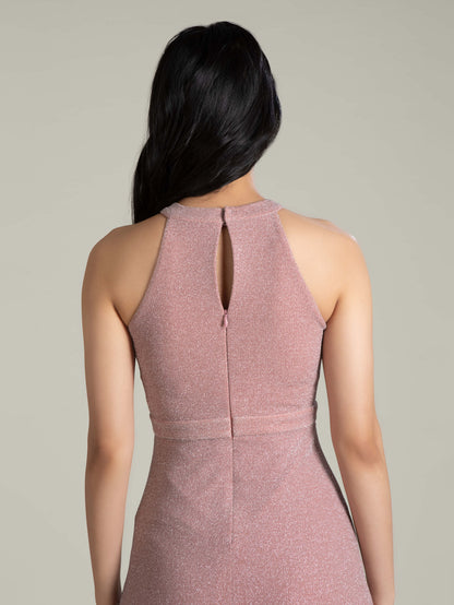 Rose Quartz Shimmer Dress