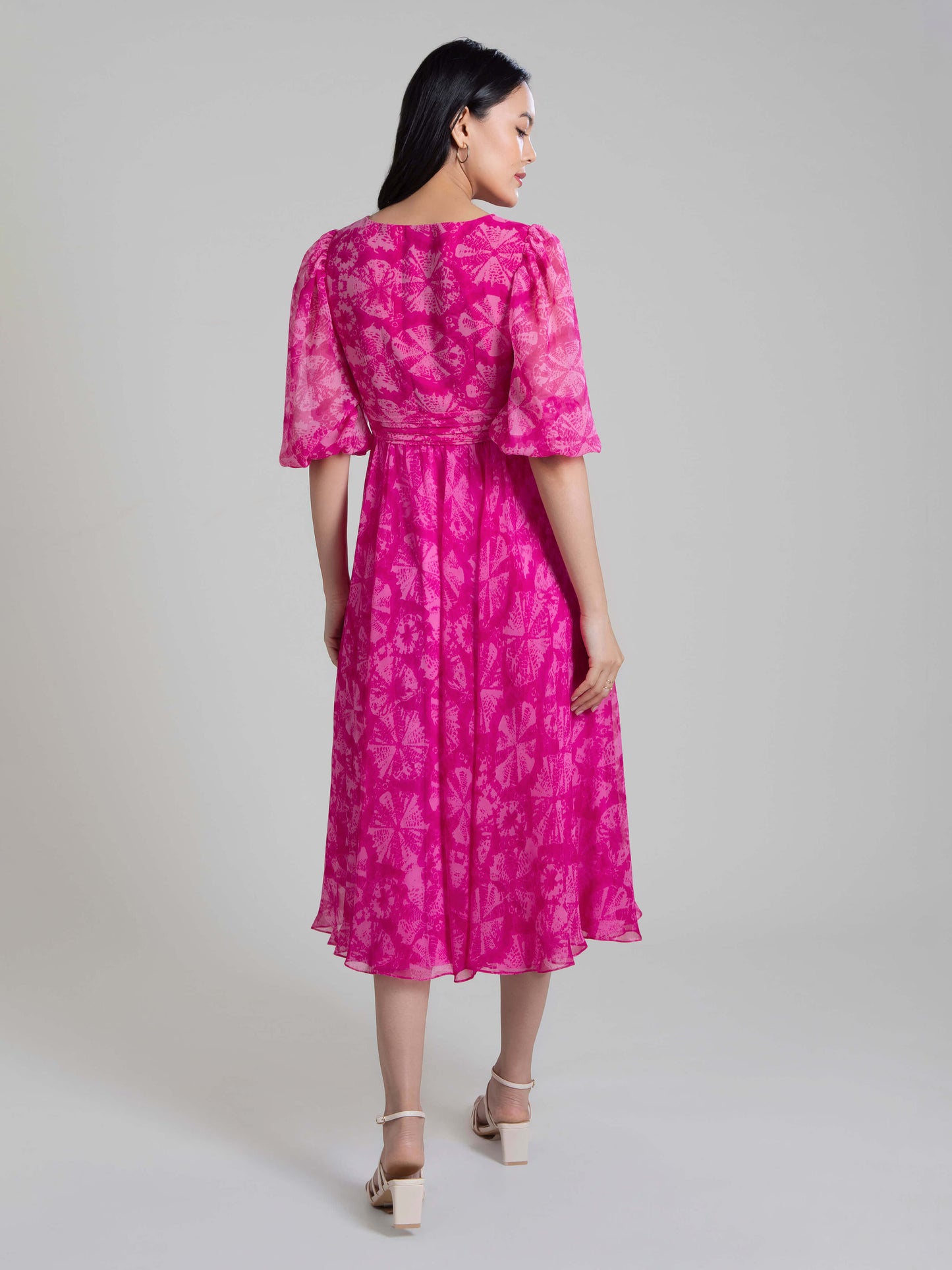 Think Pink Flare Dress