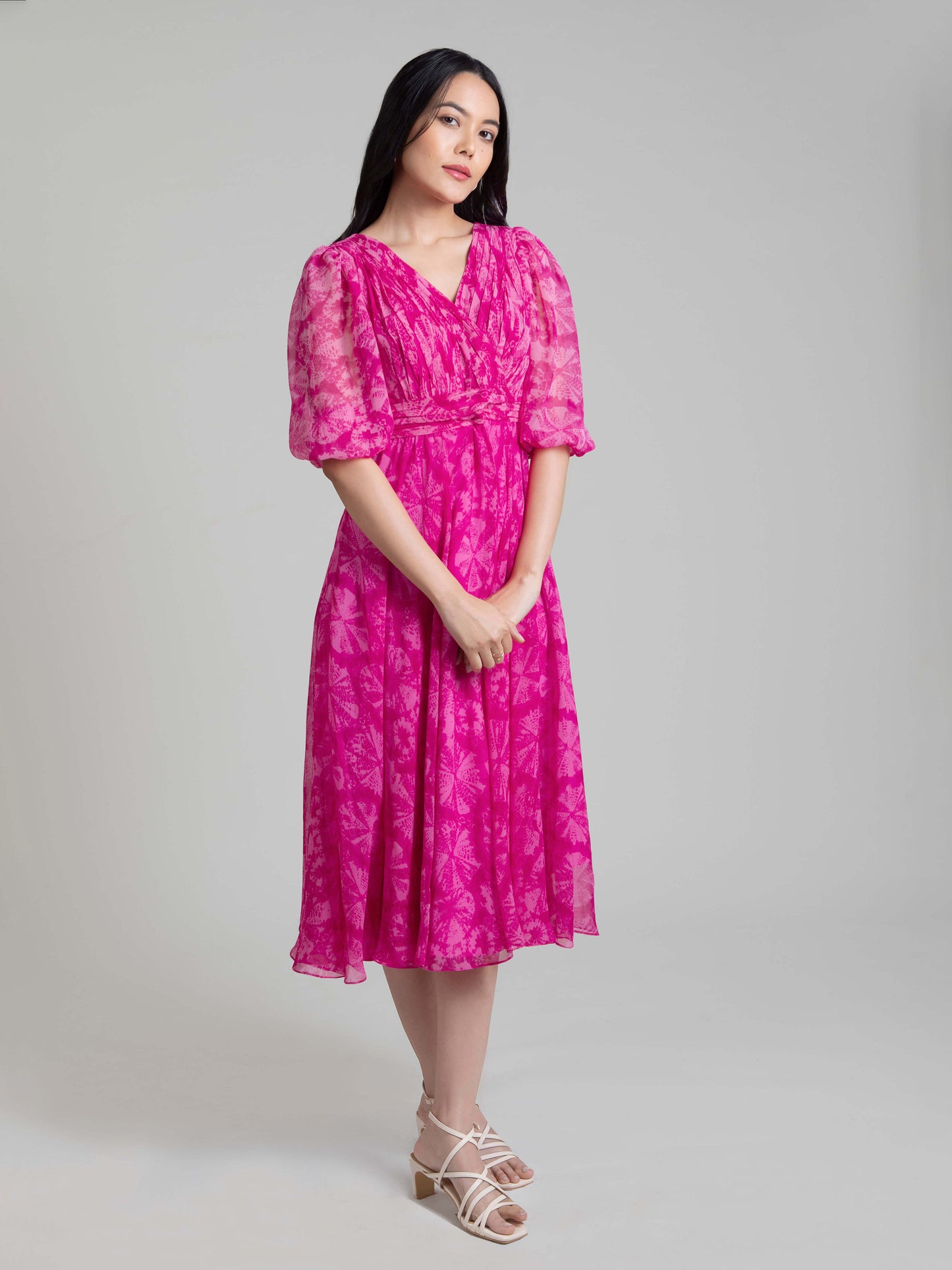 Think Pink Flare Dress