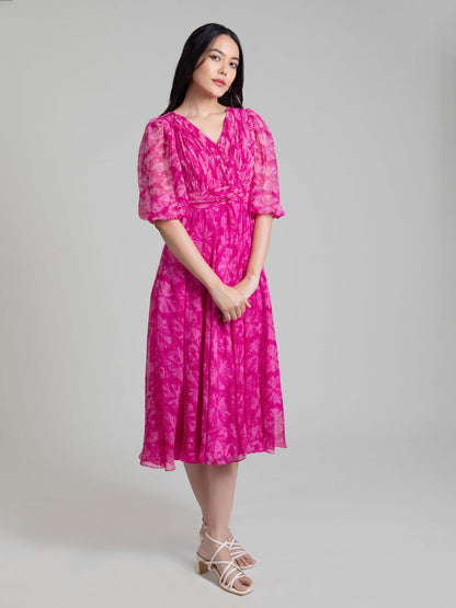 Think Pink Flare Dress