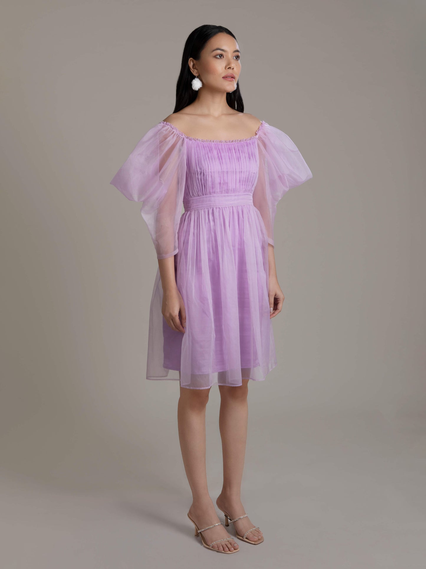 Lilac Pixie Organza Dress