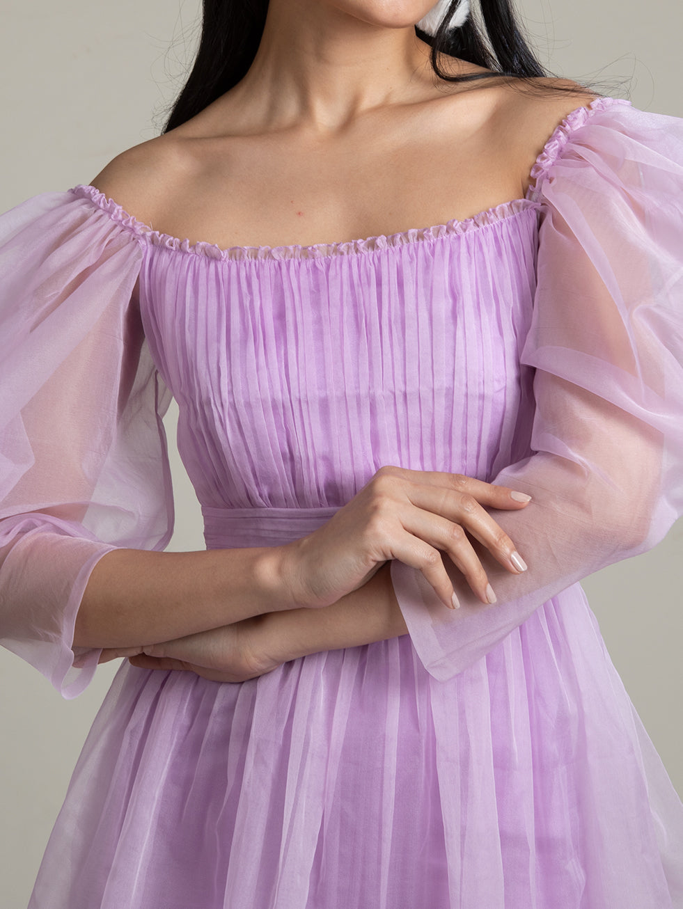 Lilac Pixie Organza Dress