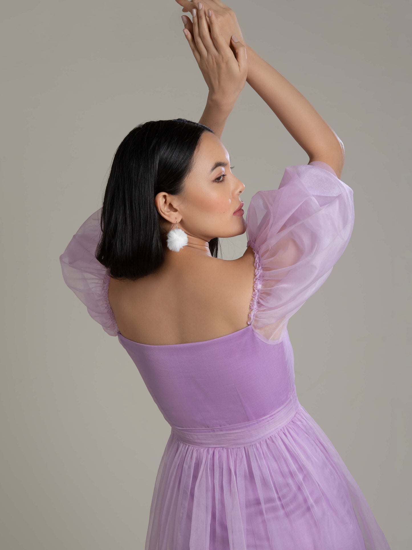 Lilac Pixie Organza Dress
