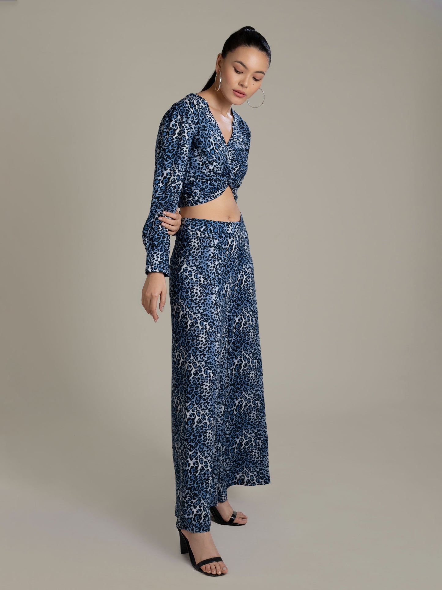 Cobalt Leopard Co-ord Set
