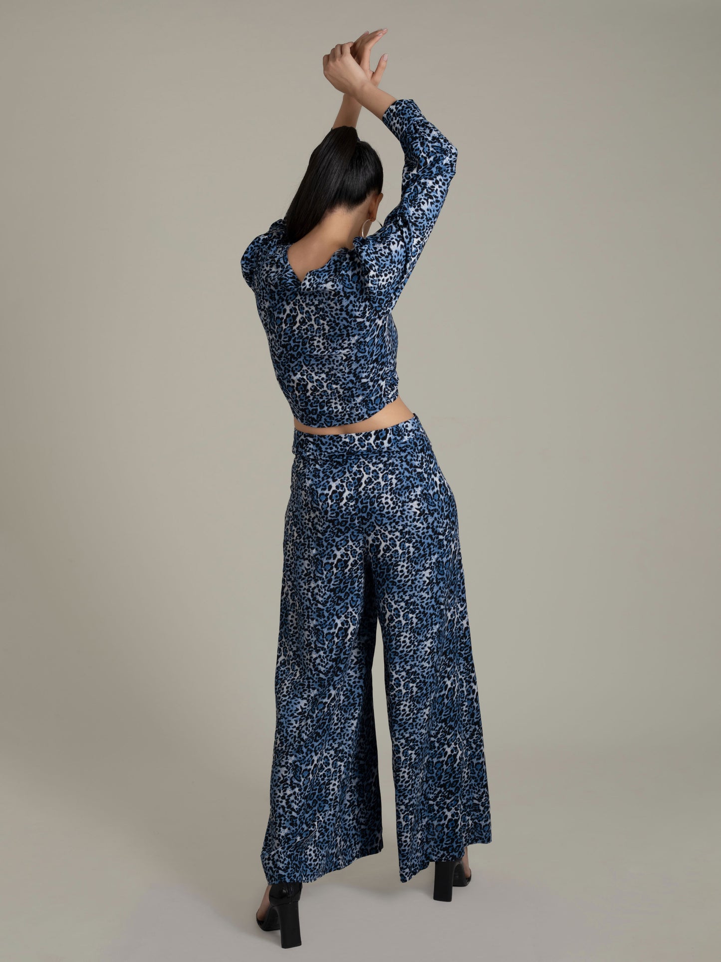 Cobalt Leopard Co-ord Set