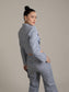 Gingham Pattern Blazer Set