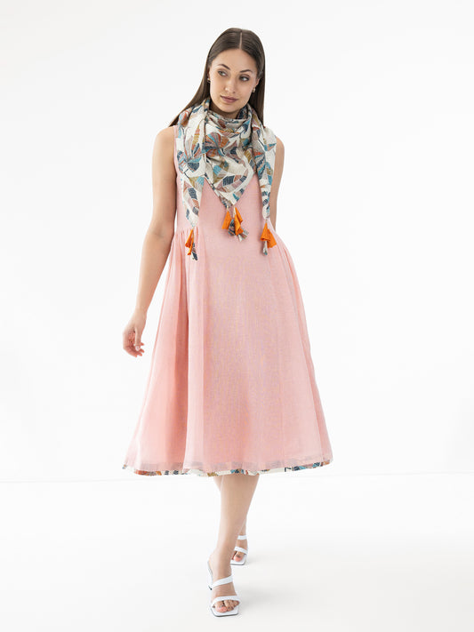 Peach Jute Dress