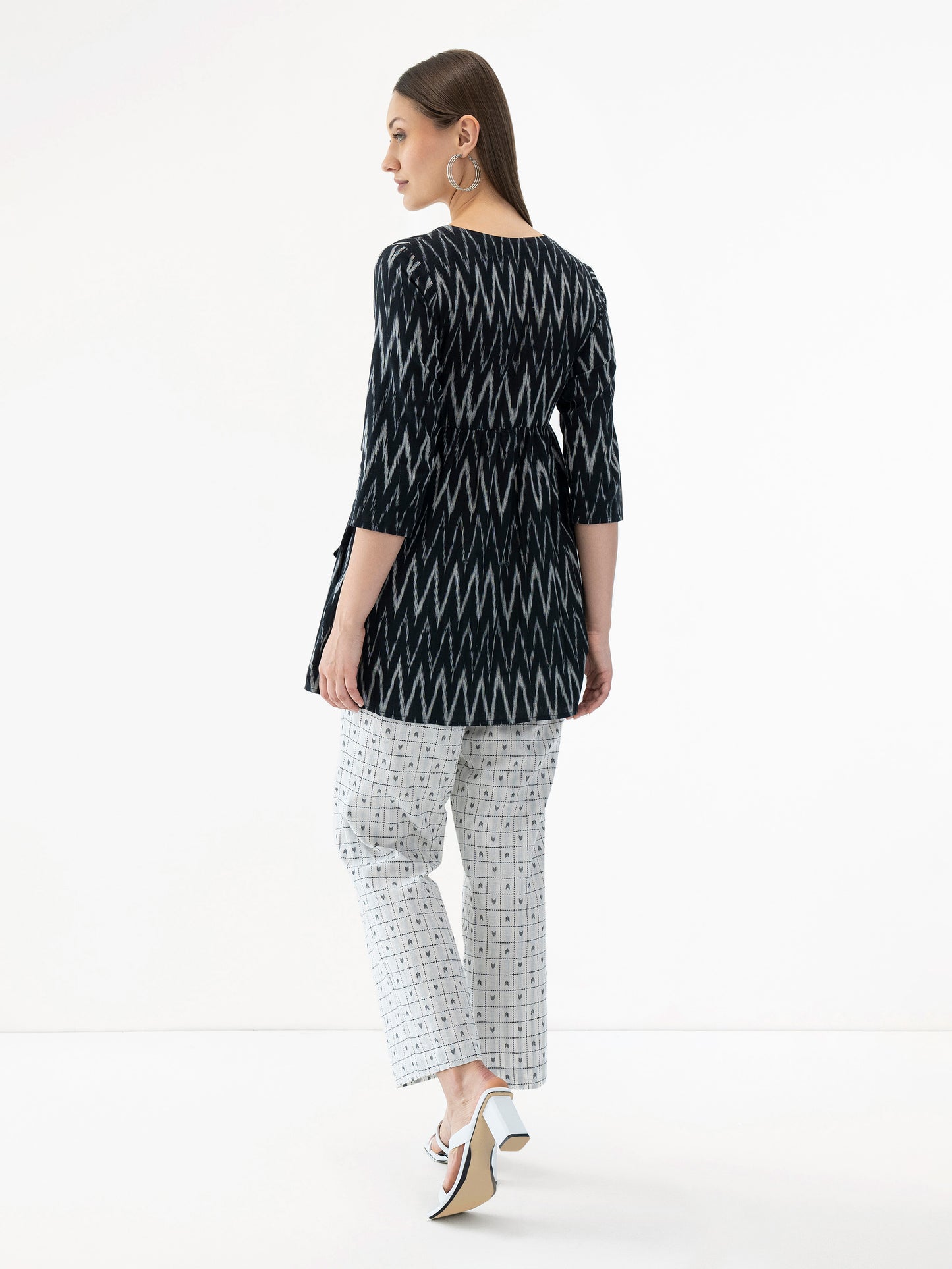 Pepper Black Ikat Co-ord Set