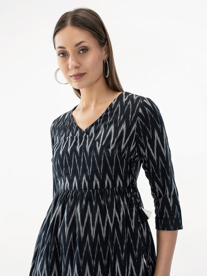 Pepper Black Ikat Co-ord Set