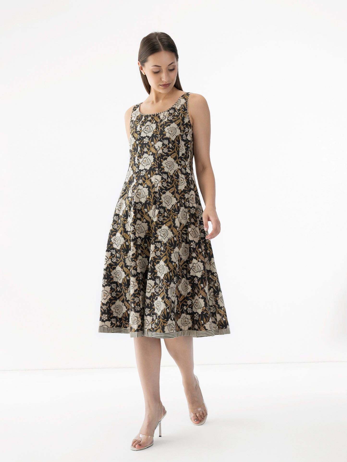 Ayana Cotton Flare Dress
