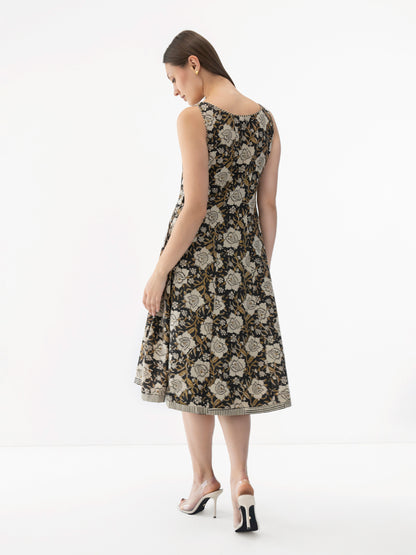 Ayana Cotton Flare Dress