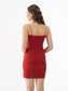 Scarlet Mini Cowl Dress