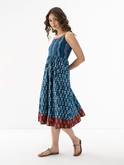 Eila Block Printed Dress