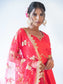 Layla Coral Sharara Set