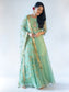 Amira Green & Gold Sharara Set