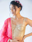 Apsara Corset Blouse Pink Lehenga Set