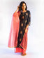 Raaina Black Pink Suit